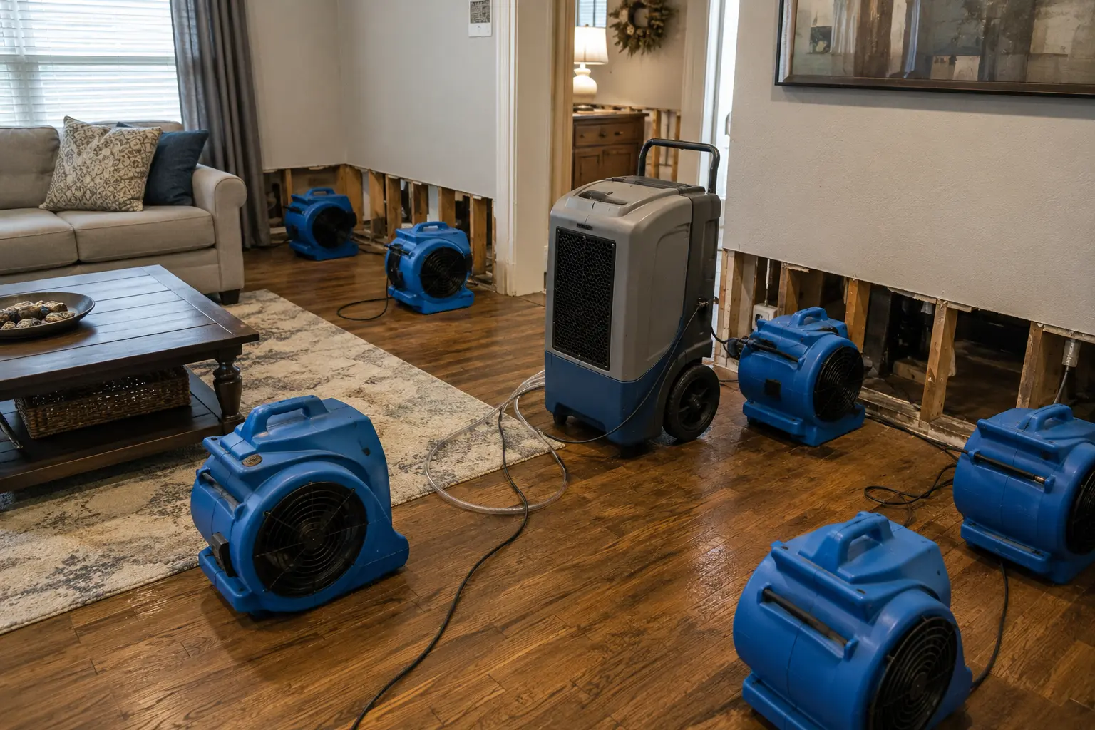 Structural Drying vs Dehumidification