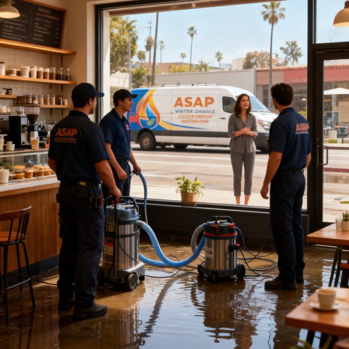 water damage restoration in South Los Angeles
