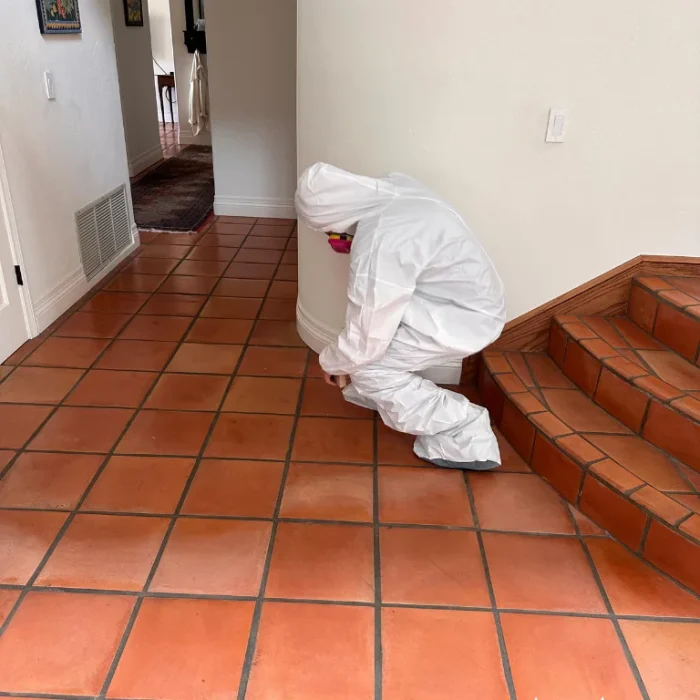 ASAP technician responding to water damage in a Santa Monica property
